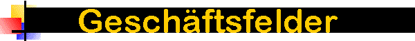Gesch�ftsfelder